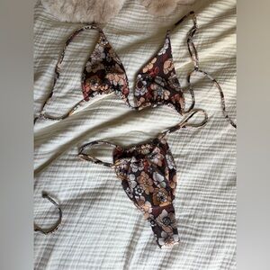 Skatie retro floral bikini SET